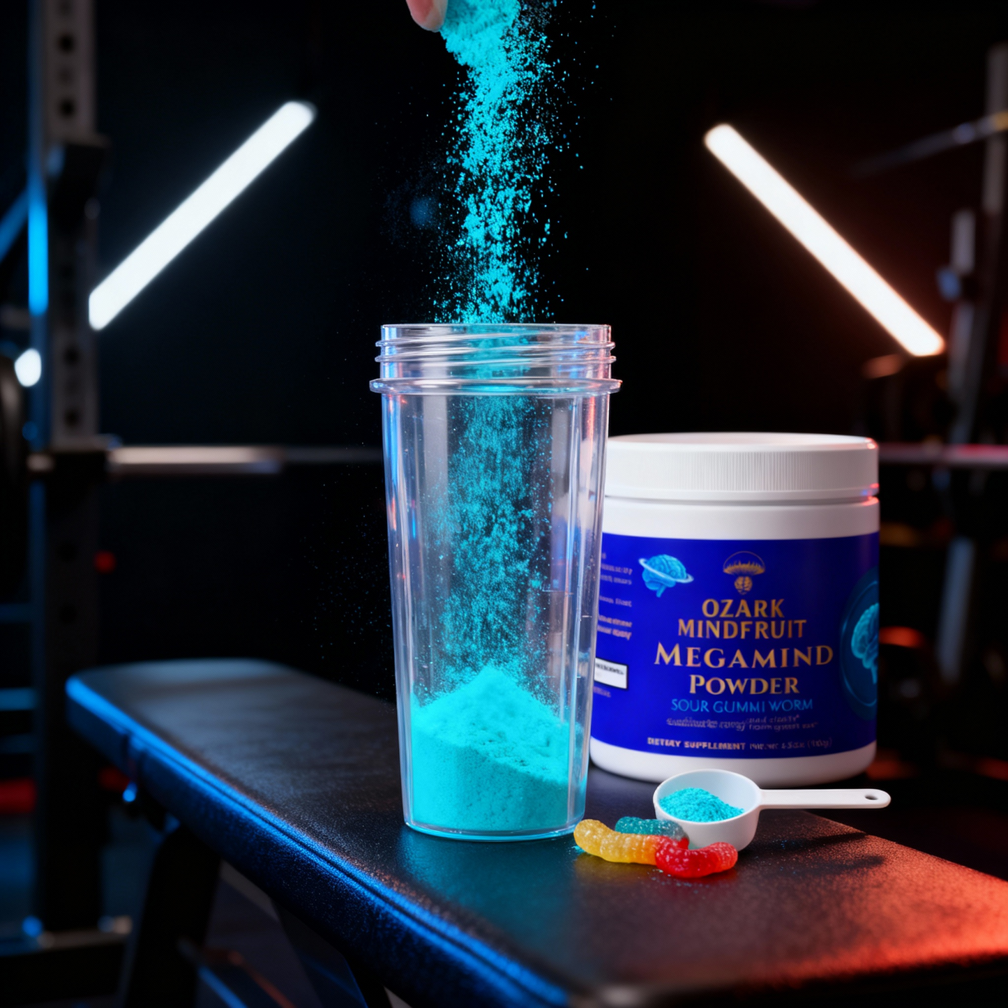 MegaMind Powder (Sour Gummi Worm)