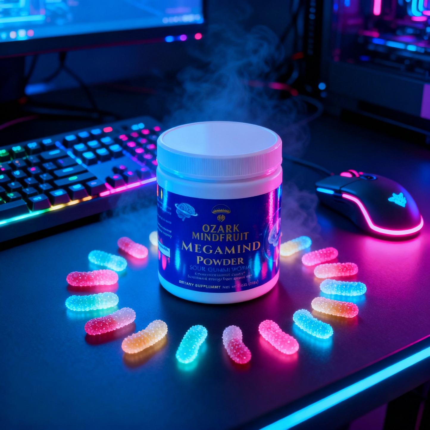 MegaMind Powder Bundle (Sour Gummi Worm)